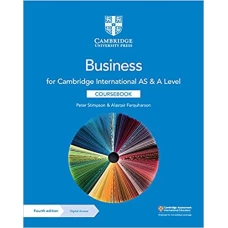 Cambridge AS and A Level Business Coursebook 4th edition (white paper) 